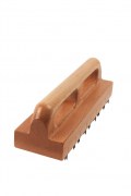 Chemin de fer Tuffeautier plat à dents 3mm ép. 5/10ème 80x350mm