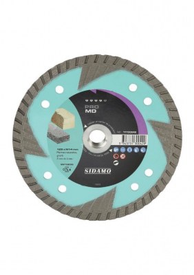 PRO MD Ø 125 pierres tendres spécial Tuffeau + moyeu M14