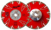 RED K936 Ø 125 pierres tendres spécial Tuffeau + moyeu M14